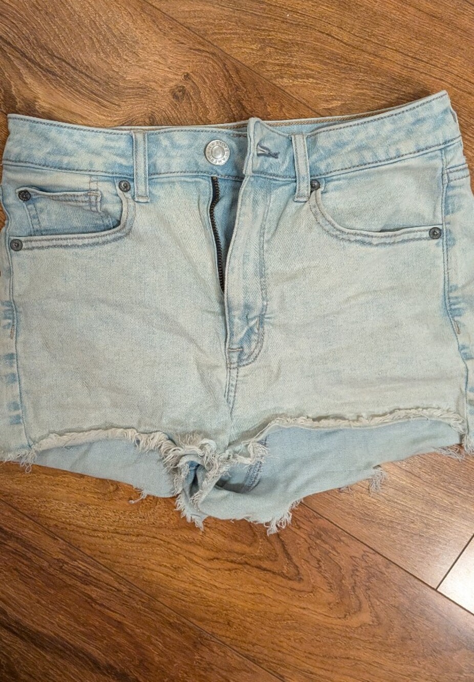 American Eagle Outfitters Light Blue Stretch Denim Shorts